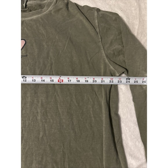 Life Is Good Women's XL Long Sleeve Shirt Heart Green - Picture 7 of 8